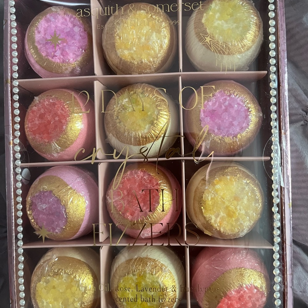 Asmith & Somerset Crystal Bath Fizzers Set